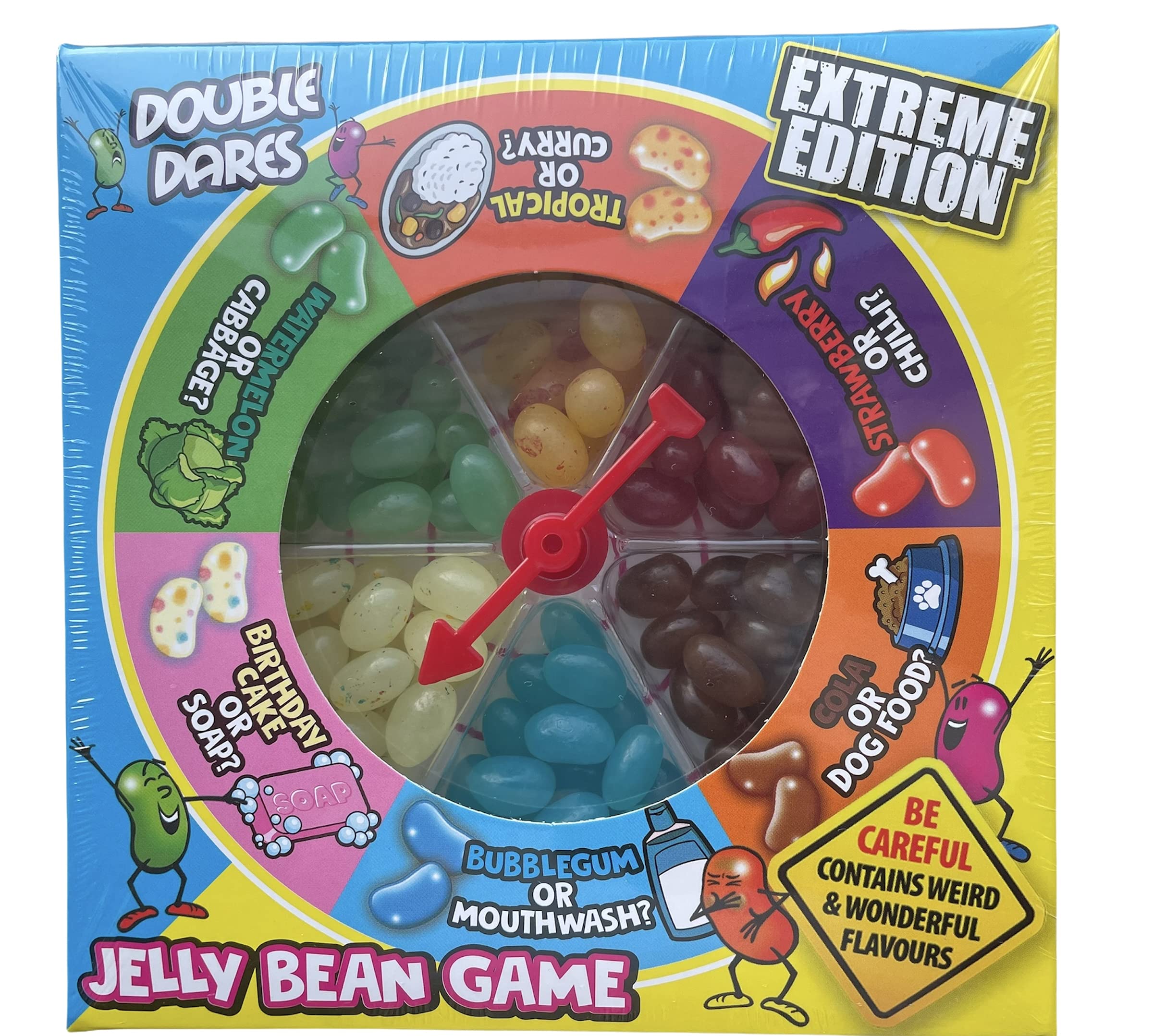 ZED Candy Double Dares Jelly Bean Game, Extreme Edition, 120 g (Pack of