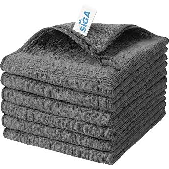 MR.SIGA Microfibre Cleaning Cloths All Purpose Cleaning Cloths 6 Pack
