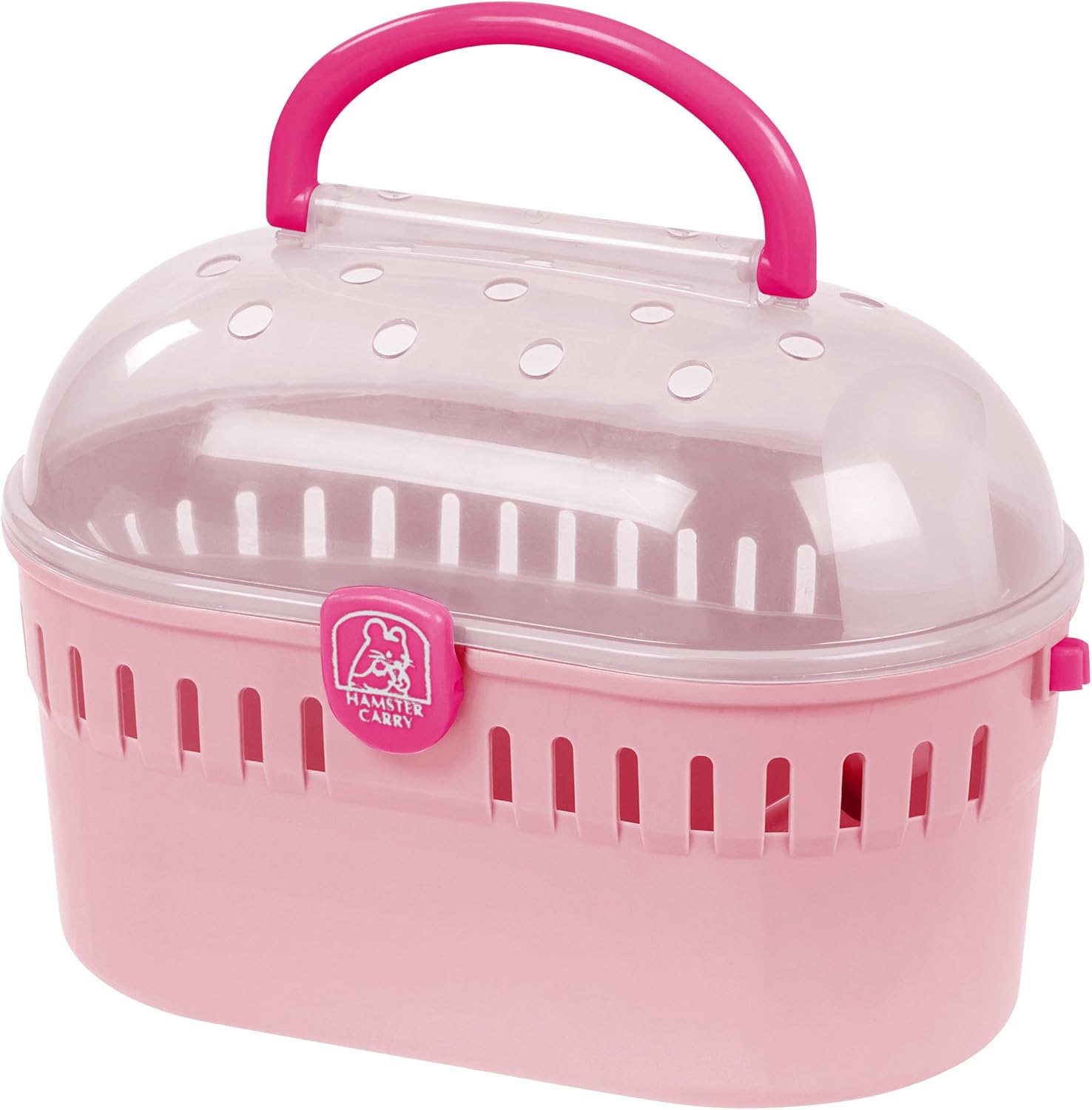Amazon.com : IRIS USA Extra Small Animal and Critter Carrier, Pink ...