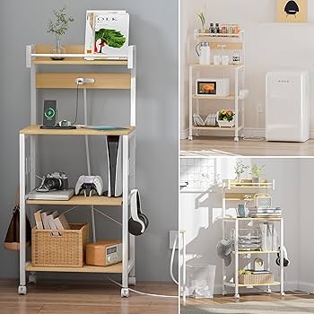 Amazon.co.jp: LunarLight キッチンベイカーラック 幅57×奥行39.2×高さ Amazon.co.jp: LunarLight キッチンベイカーラック 幅57×奥行39.2×高さ