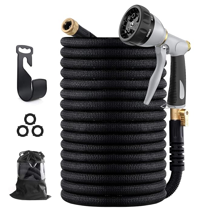 Buy ESOW Garden Collapsible Hose(50ft)+Heavy Duty Metal Garden Hose
