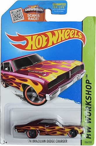 Miniatura 1 de Hot Wheels Dodge Charger brasileño '74, taller HW 206250