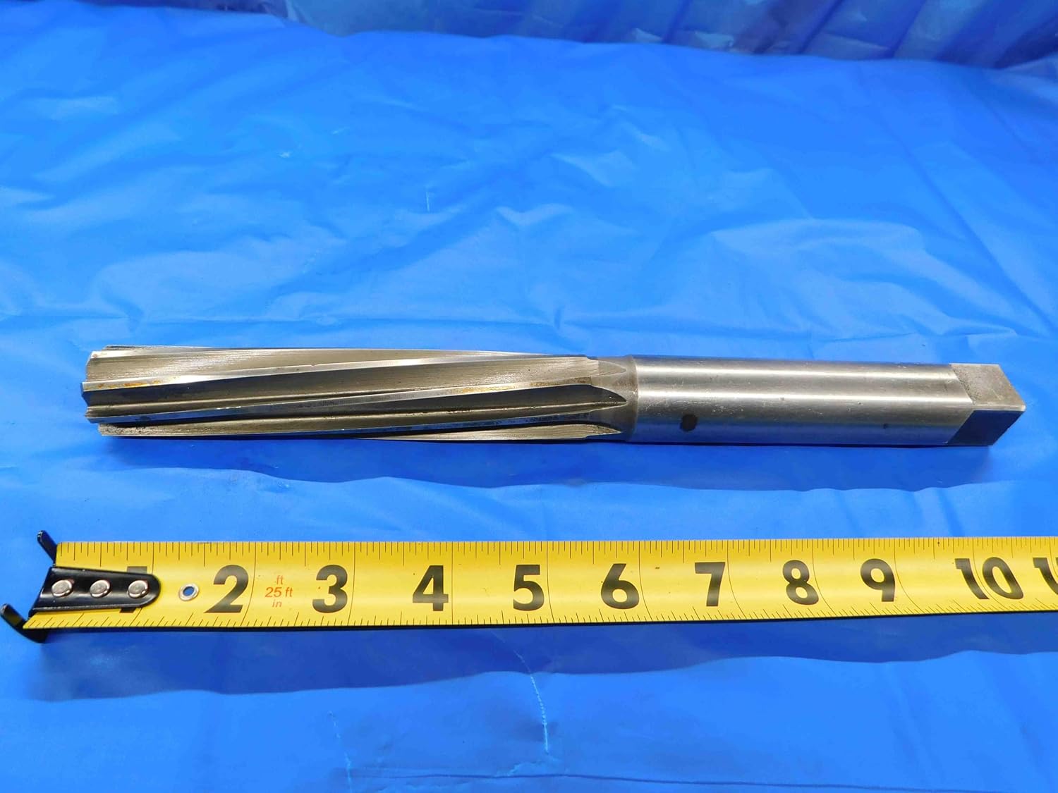 Morse 1.1252 OD HSS Hand Reamer Spiral 8 FL 1.1252 1.1250 +.0002 Oversize - CB0173CG2