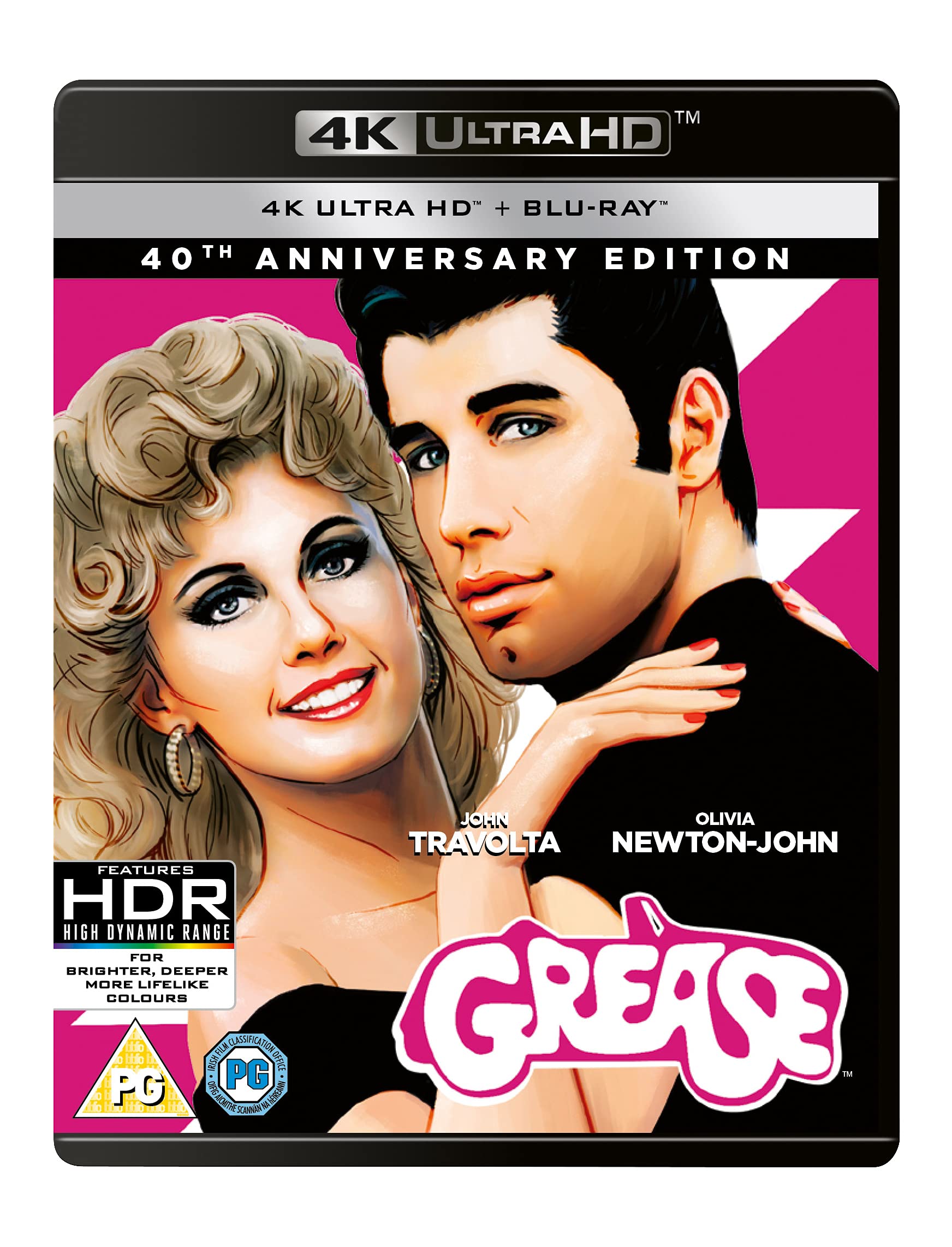 Grease 40th Anniversary 4K Ultra-HD (4K Ultra-HD Plus BD) [Blu-ray] [2018] [Region Free]