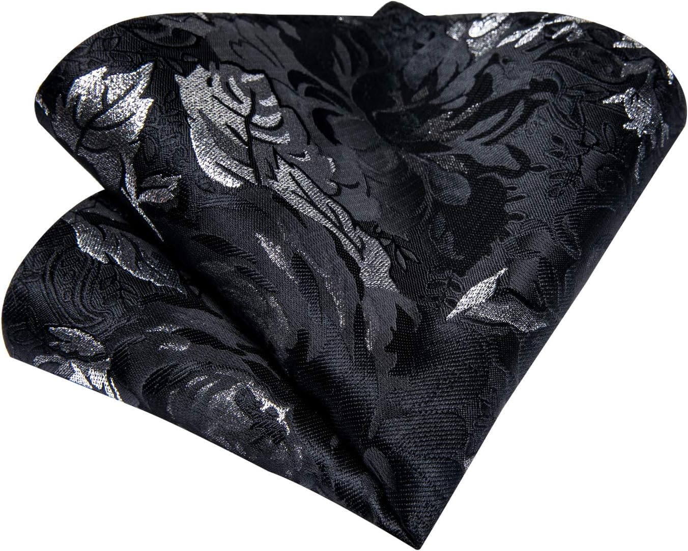 DiBanGu Extra Long Tie for Men Silk 63" XL Necktie and Pocket Suqare Cufflinks Set Mens Big and Tall Tie Wedding Party - Image 7