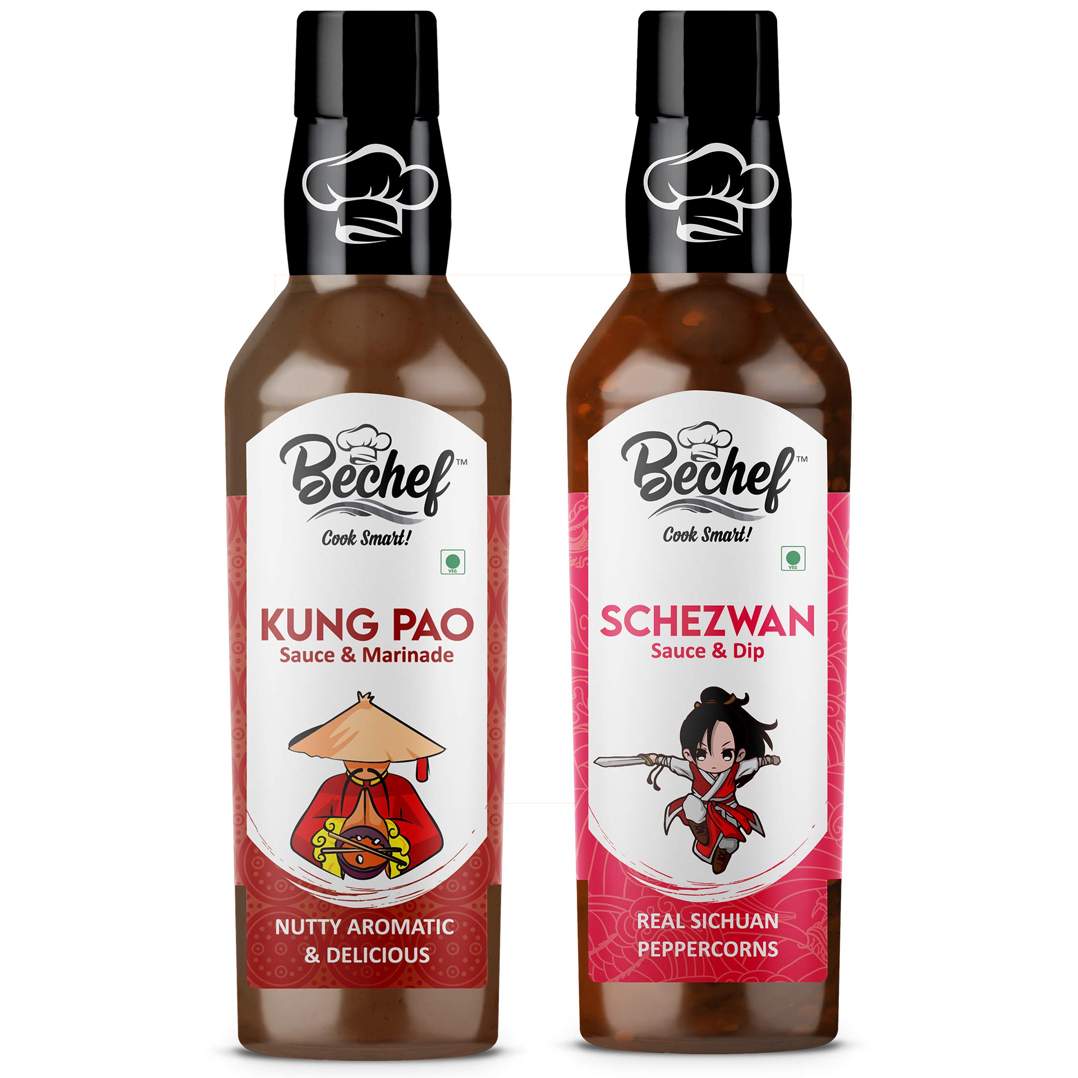 Bechef Mega Szechuan combo :: Schezwan(300g) & Kung Pao (300g)