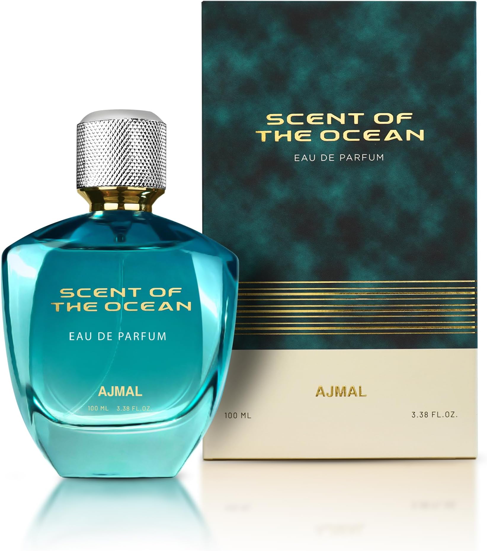 Ajmal Scent of the Ocean Unisex Perfume | 100ml Eau De Parfum for Man & Woman | Perfume with Citrus, Aquatic & Floral Notes | Woody Musky Cologne for Men | Versatile Office/Work Perfume Spray