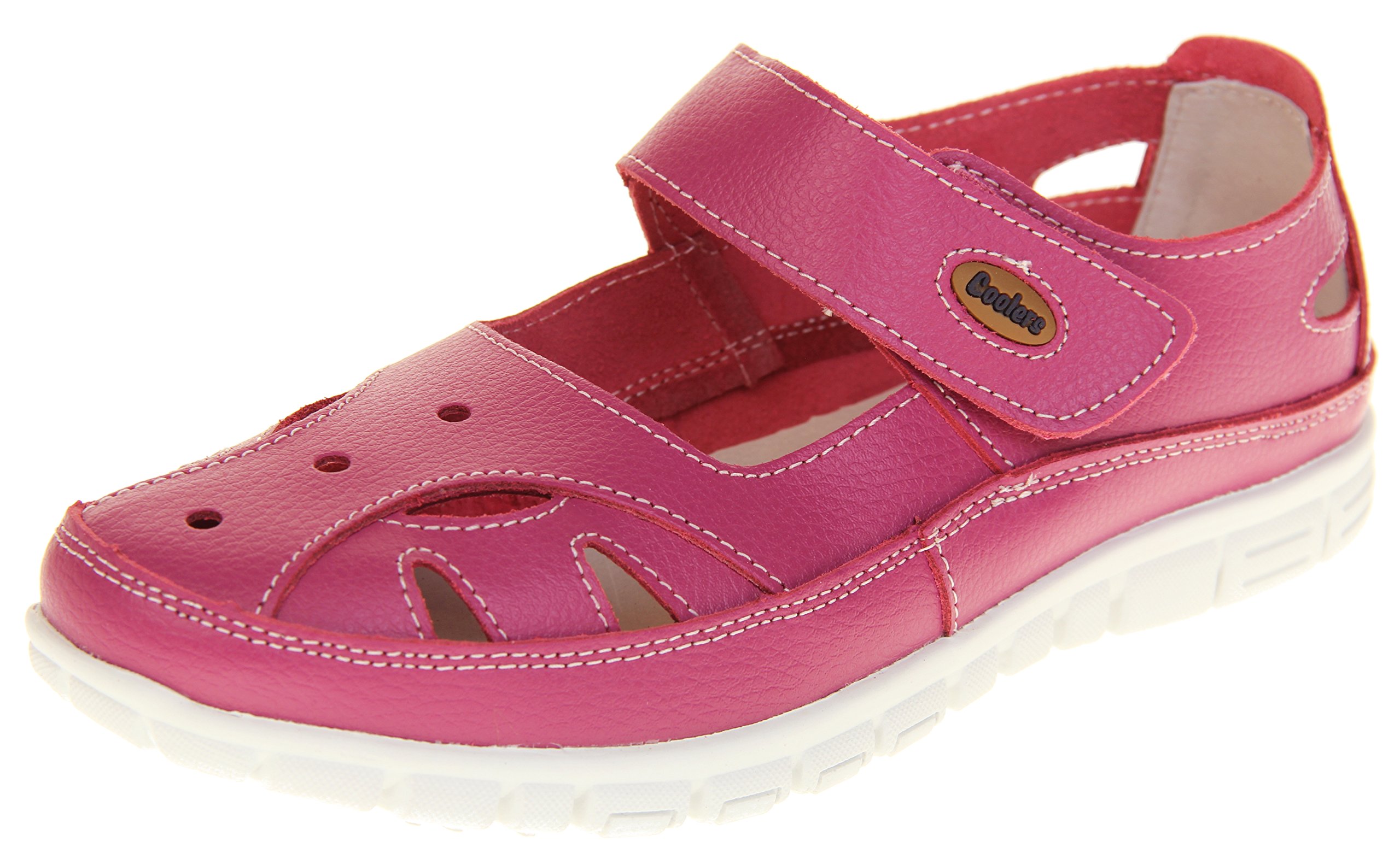 Summer Fruits By Coolers Womens Wide Fit Eee Leather Sandals | Desertcart  INDIA