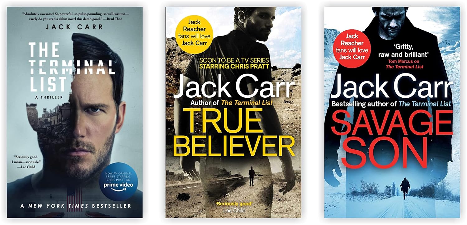 James Reece Series 3 Books Collection Set By Jack Carr (The Terminal ...