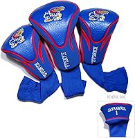 Vista 20 de Team Golf NCAA Numerado 1, 3 y X, se adapta a conductores de gran tamaño, utilidad, clubes de rescate y calles, forro de terciopelo para protección