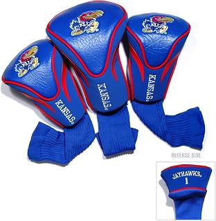 Team Golf NCAA Numbered 1, 3, & X, Fits Oversized Drivers, Utility, Rescue & Fairway Clubs, Velour Lined for Extra Club Protection