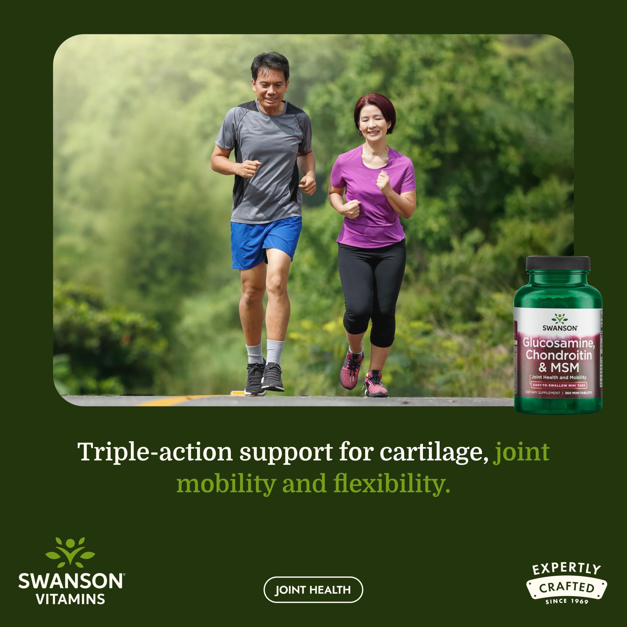 Swanson Glucosamine, Chondroitin & MSM, 360 Mini-Tablets — Amazon image 2