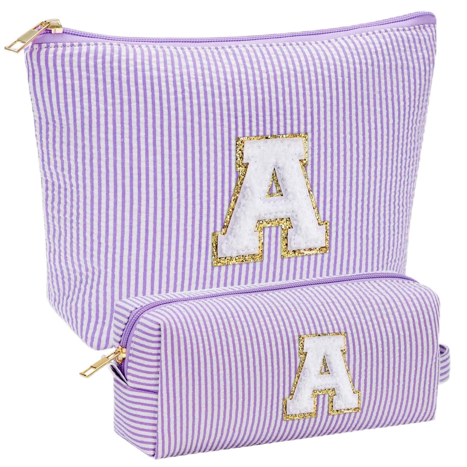 YOOLIFE Geschenk Mädchen Damen - Kosmetiktasche Damen Reise Make up Tasche Schminktasche Mädchen mit Buchstaben, Geburtstagsgeschenk für Frauen Teenager Mädchen Freundin Schwester Mama