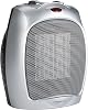 Amazon Basics Calefactor Cerámico, Solución de Calefacción Portátil para Interior, con Protección contra Sobrecalentamiento y Vuelco, Termostato, No Oscilante, 1500W, Calefacción Rápida, 7.52"D x 6.34"W x 9.45"H, Plateado 1