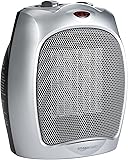 Amazon product image of Amazon Basics Ceramic Space Heater, Portable Indoor Heating Solution, With Overheat and Tip-Over Protection, Thermostat, N...