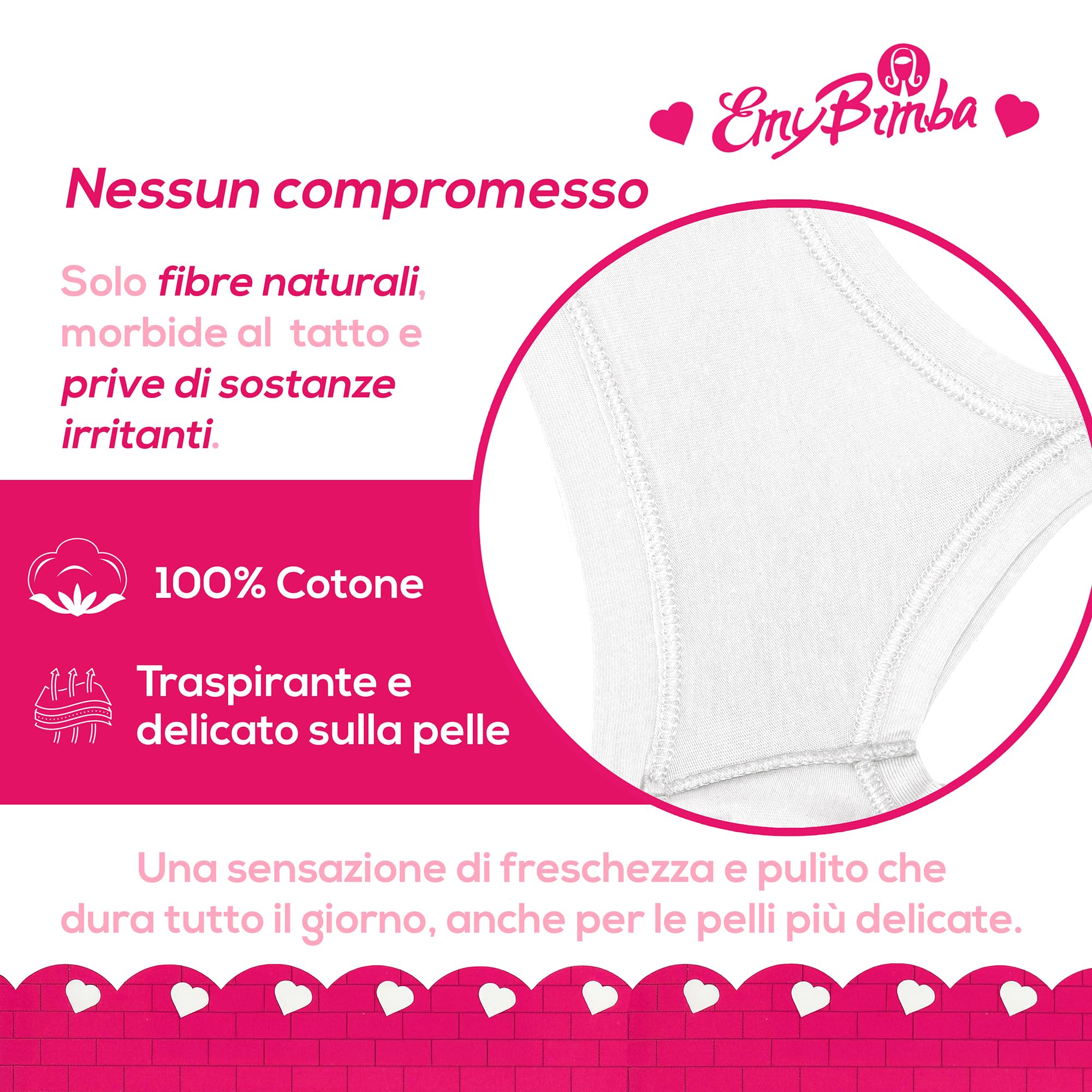 EMY Conjunto de brassiere y braguitas para niña, pantalones cortos de algodón | Ideal para danza, gimnasia, patinaje | blanco y negro | Tallas 4-12 años | Ropa interior natural y transpirable