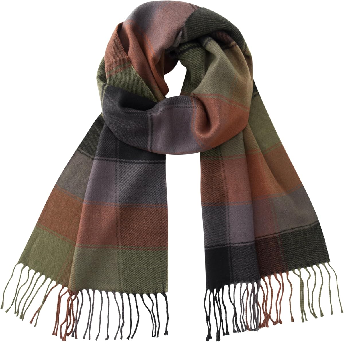 CALVIN & OLIVIA Ultra-Soft Cashmere Feel Scarf Winter Holiday Gift for Men & Women