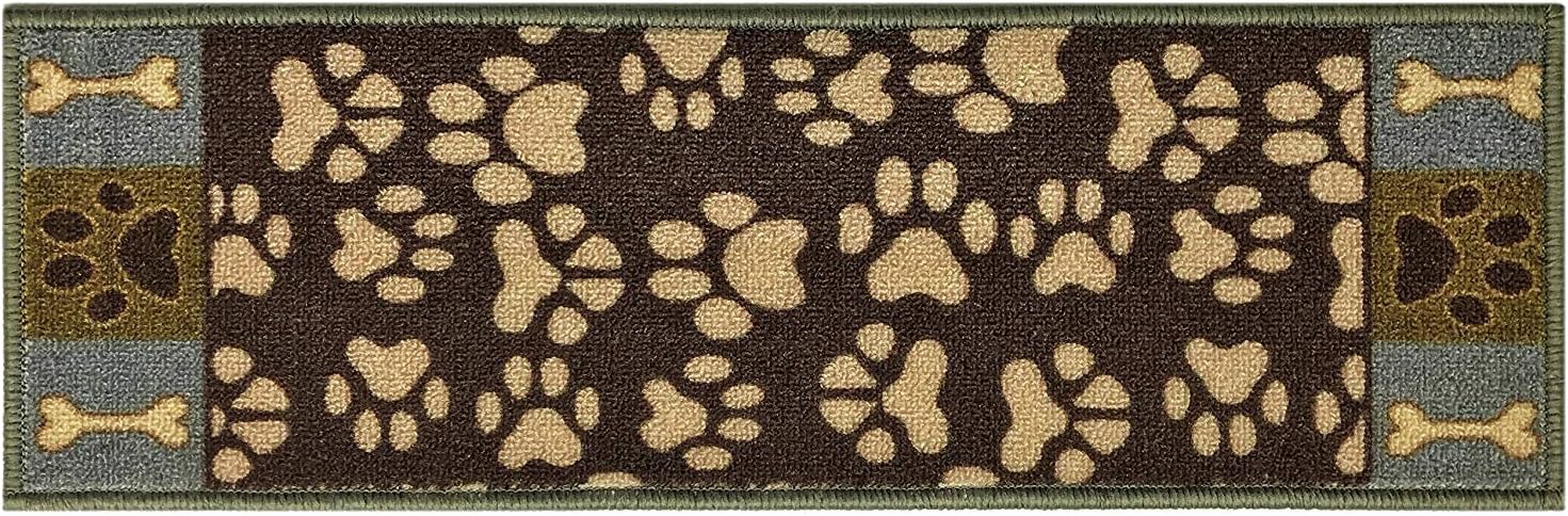 Stair Treads Skid Slip Resistant Backing Indoor Carpet Stair Treads Bakhtiari Persian Design 9 inch x 36 inch inch (Set of 13, Multi Color) - - 
