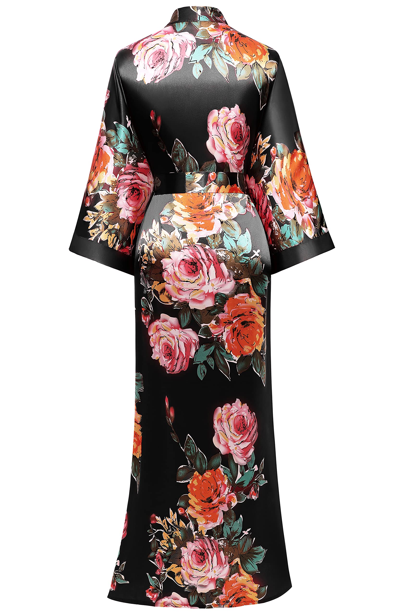 BABEYOND Kimono Dressing Gown Peacock Kimono Robe Kimono Cardigans for Women Wedding Girl's Bonding Party Pyjamas 135cm