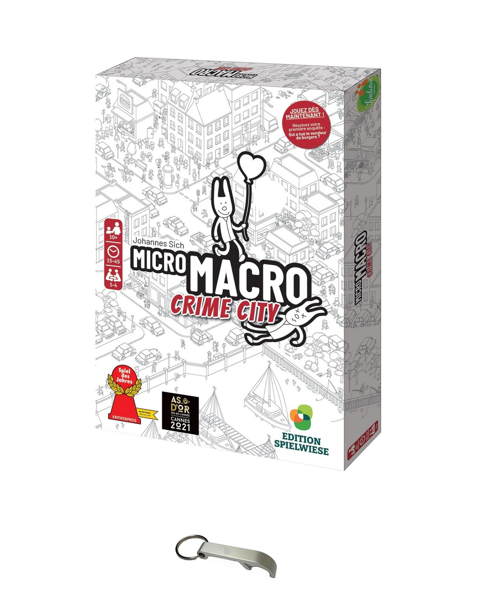 Lote de micro macros crime city versión francesa + 1 decapado Blumie