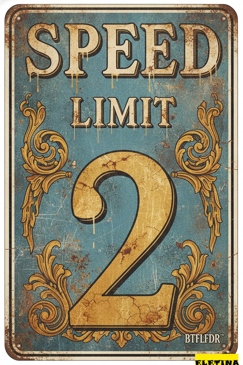 Personalized Sign for Man Cave Speed Limit Aluminum - White Black Funny Metal Street Warning Traffic Road S (limit 2, 8x12in) Private Property Decorative