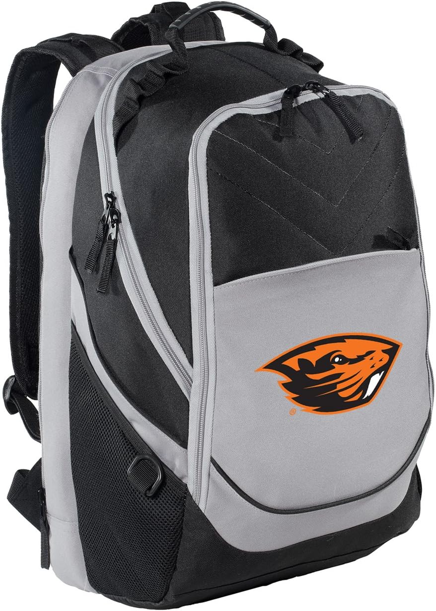 Broad Bay Oregon State University Backpack OSU Beavers Laptop Computer Bag (Black)