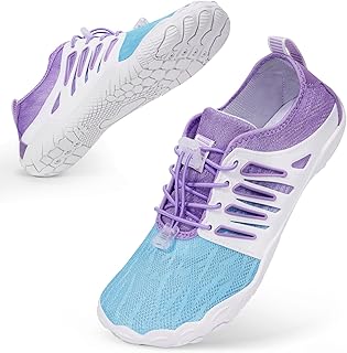 Barfuss Schuhe Damen Herren Sommer Barfußschuhe Damen Schnell Trocknend Badeschuhe mit Breite Zehenbox und Zero-Drop Sohle Unisex Barfussschuhe Traillaufschuhe Fitnessschuhe