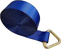 Vista 28 de Mega Cargo Control Correa de cabrestante negra de 3 pulgadas x 30 pies con anillo Delta, para transporte, construcción, madera, 1 paquete