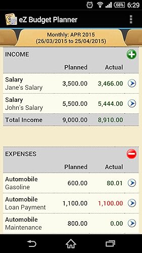 eZ Budget Planner (Free) - Planejador de orçamento fácil (grátis)
