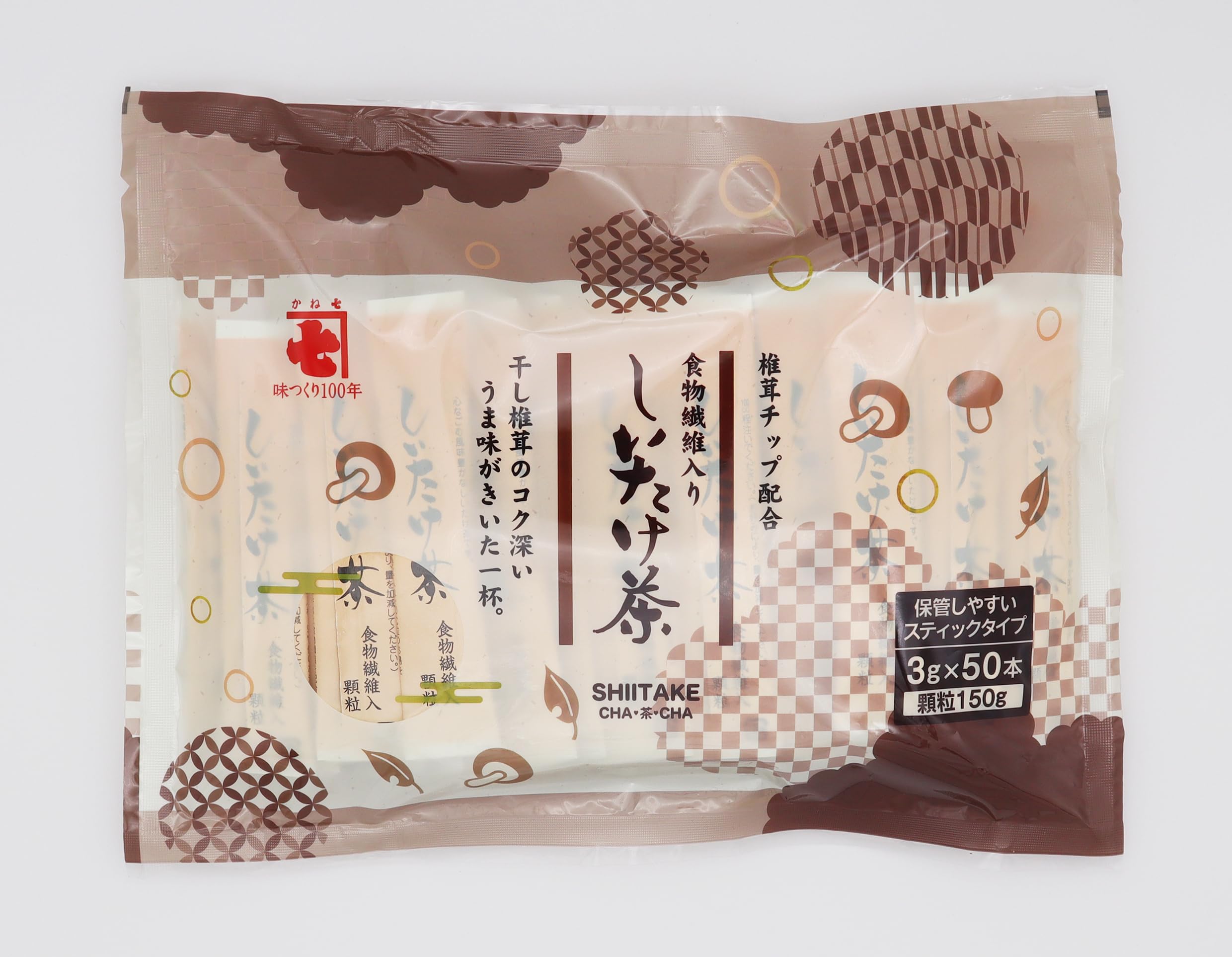 かね七 食物繊維入 しいたけ茶 150g