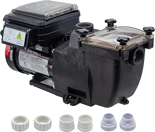 Miniatura 4 de Rx Clear Bomba de piscina enterrada de velocidad variable de 1.65 THP  Eficiencia energética, doble voltaje 115230 V  Motor TEFC silencioso de 4