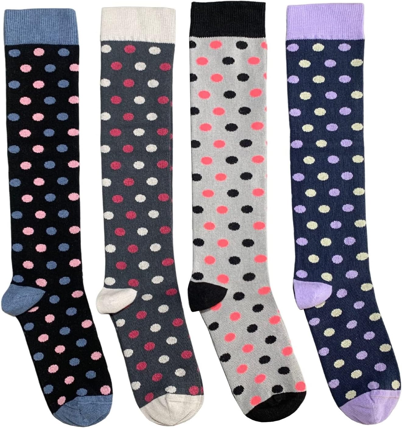 Women's Socks4 Pairs Socks Long Socks Women Warm Cotton Coloured - Size 35-40