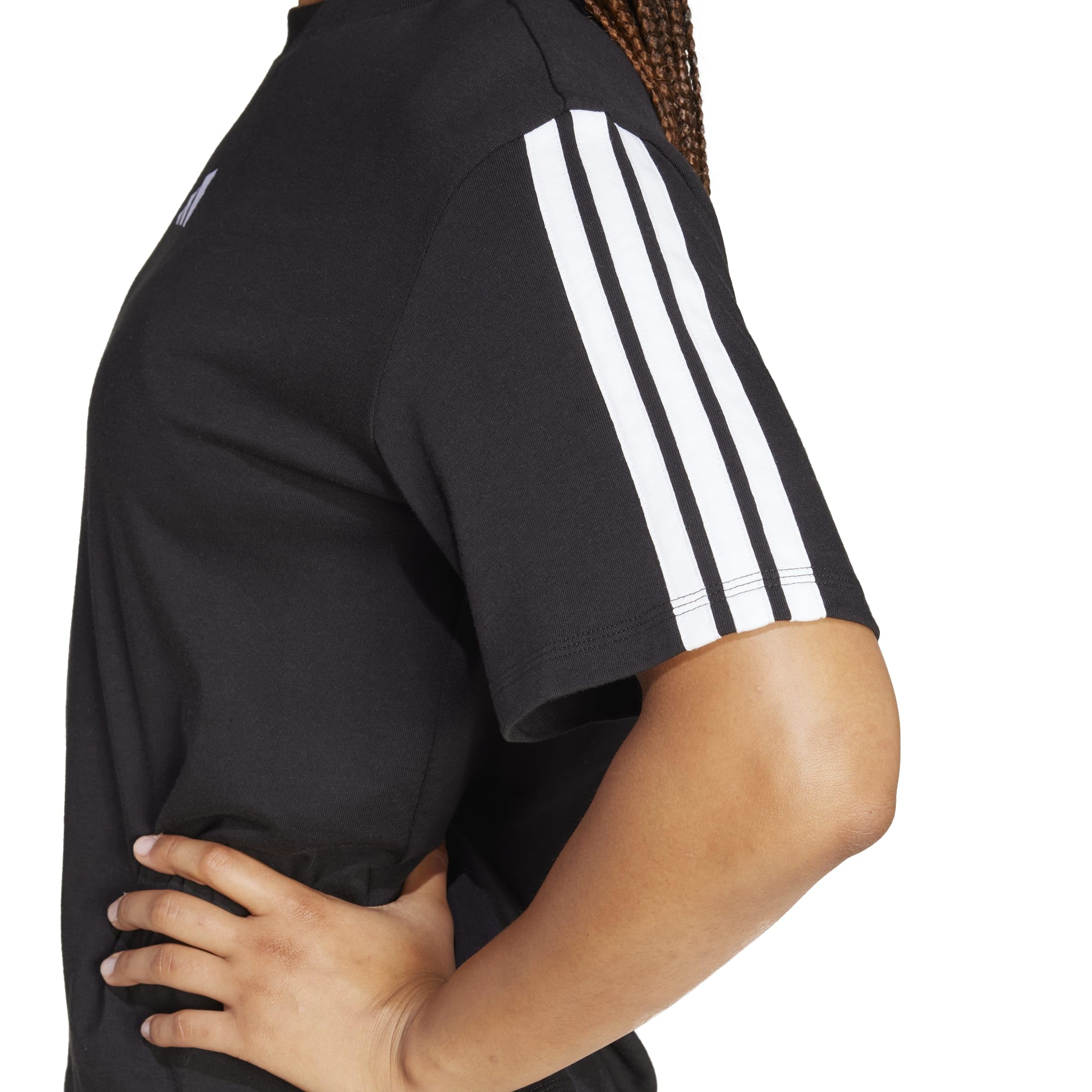 Adidas Donna Essentials 3-Stripes Boyfriend T-Shirt
