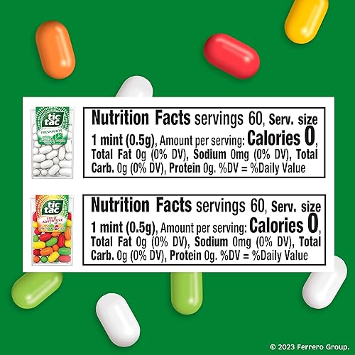 Miniatura 2 de Tic Tac Paquete 12 unidades de menta fresca  12 unidades de aventura de frutas