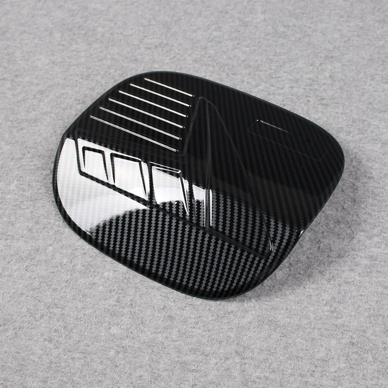 for Mazda CX-50 CX50 2024 2025 2026 Fuel Gas Tank Cap Cover Trim Carbon Fiber Pattern
