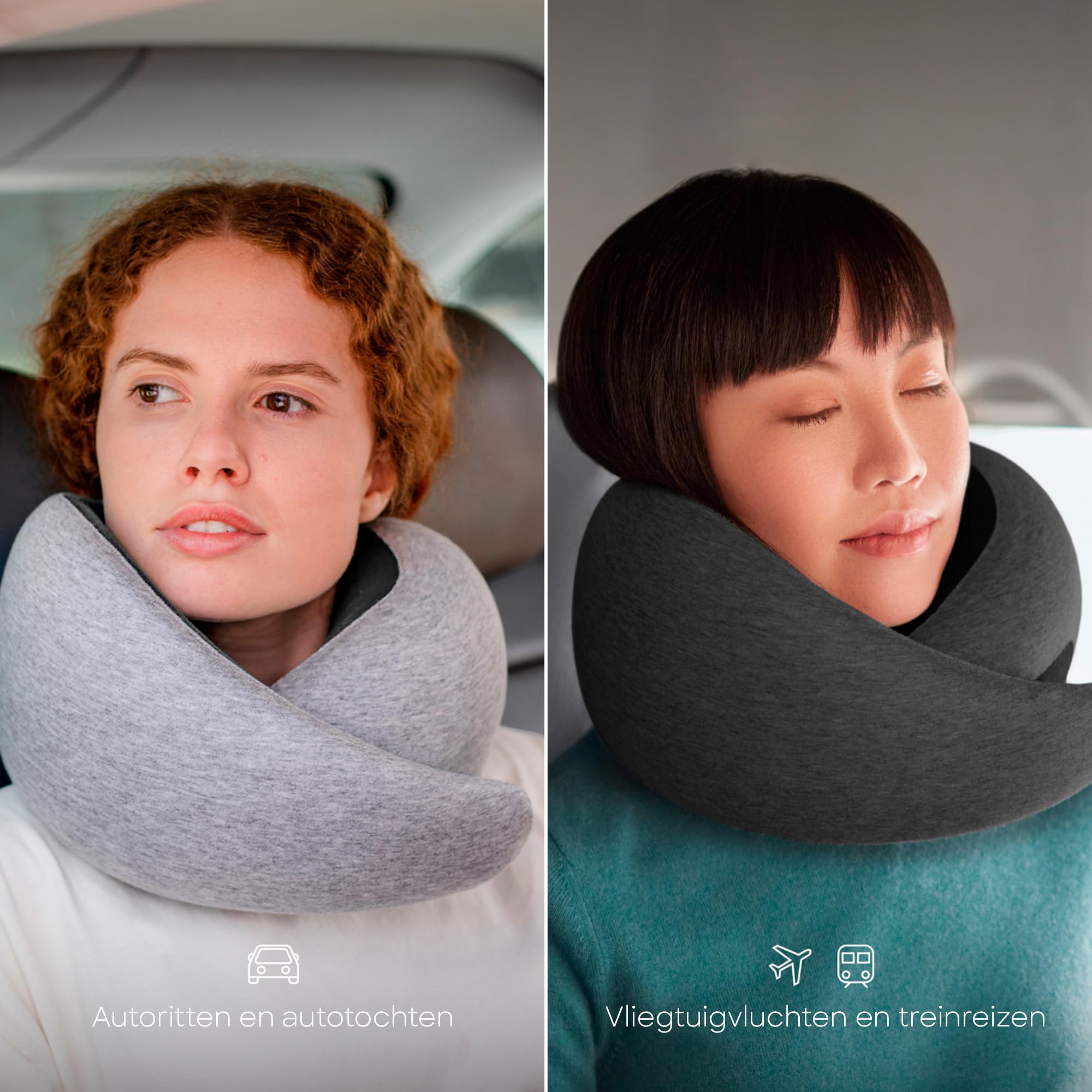 Amazon｜OSTRICHPILLOW GO 形状記憶型旅行用枕で飛行機、自動車 飛行 