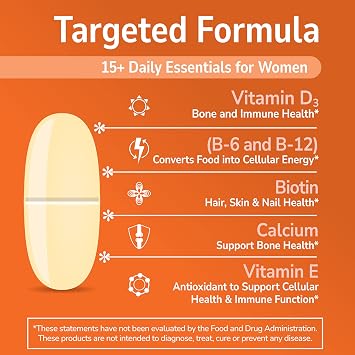 21st Century One Daily Women's Multivitamin Tablets, 100 Count