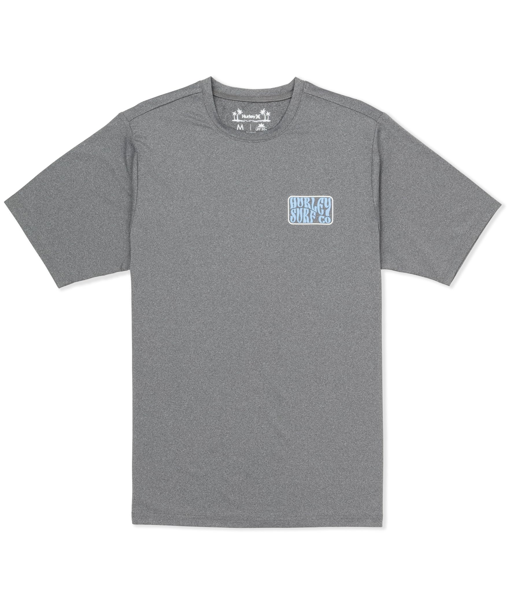 hurley Mens Short Sleeve Hybrid UPF 50+ Shirt, Quick Dry Rashguard Swim Top-picture-33