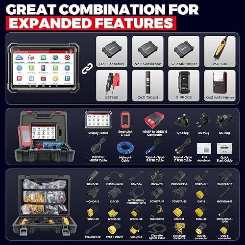 Miniatura 9 de LANZAMIENTO 2021 nuevo X431 PRO3SHDIIIDiesel y gasolina herramienta de diagnóstico bidireccional coches y camiones pesados todos los sistemas