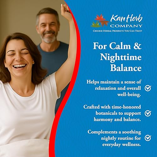 Miniatura 5 de Kan Herbs Company Zizyphus Sleep Formula – Mezcla de hierbas tradicionales chinas para el equilibrio nocturno y apoyo de relajación, promueve el