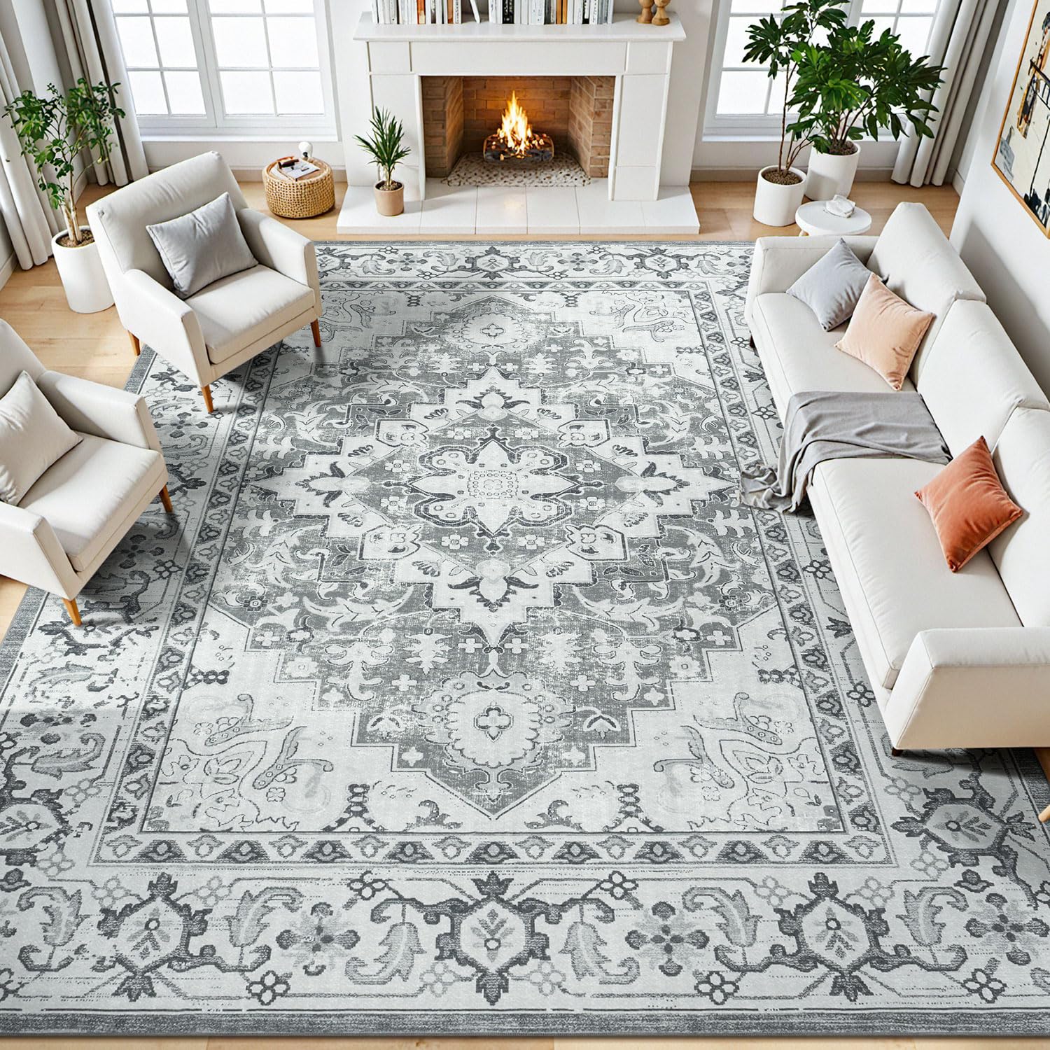 Lessymo 8 x 10 Area Rugs