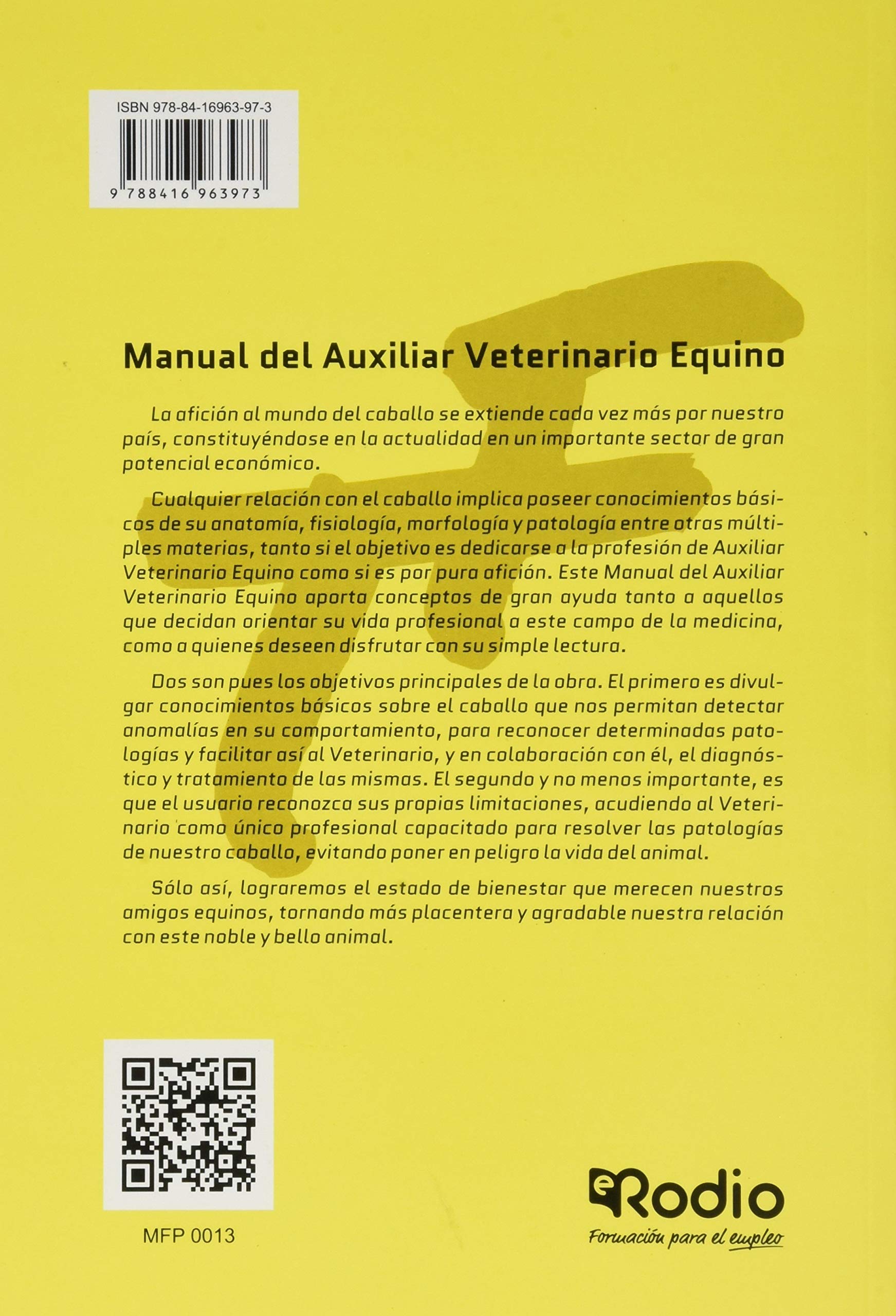 Manual del Auxiliar Veterinario Equino (Color)