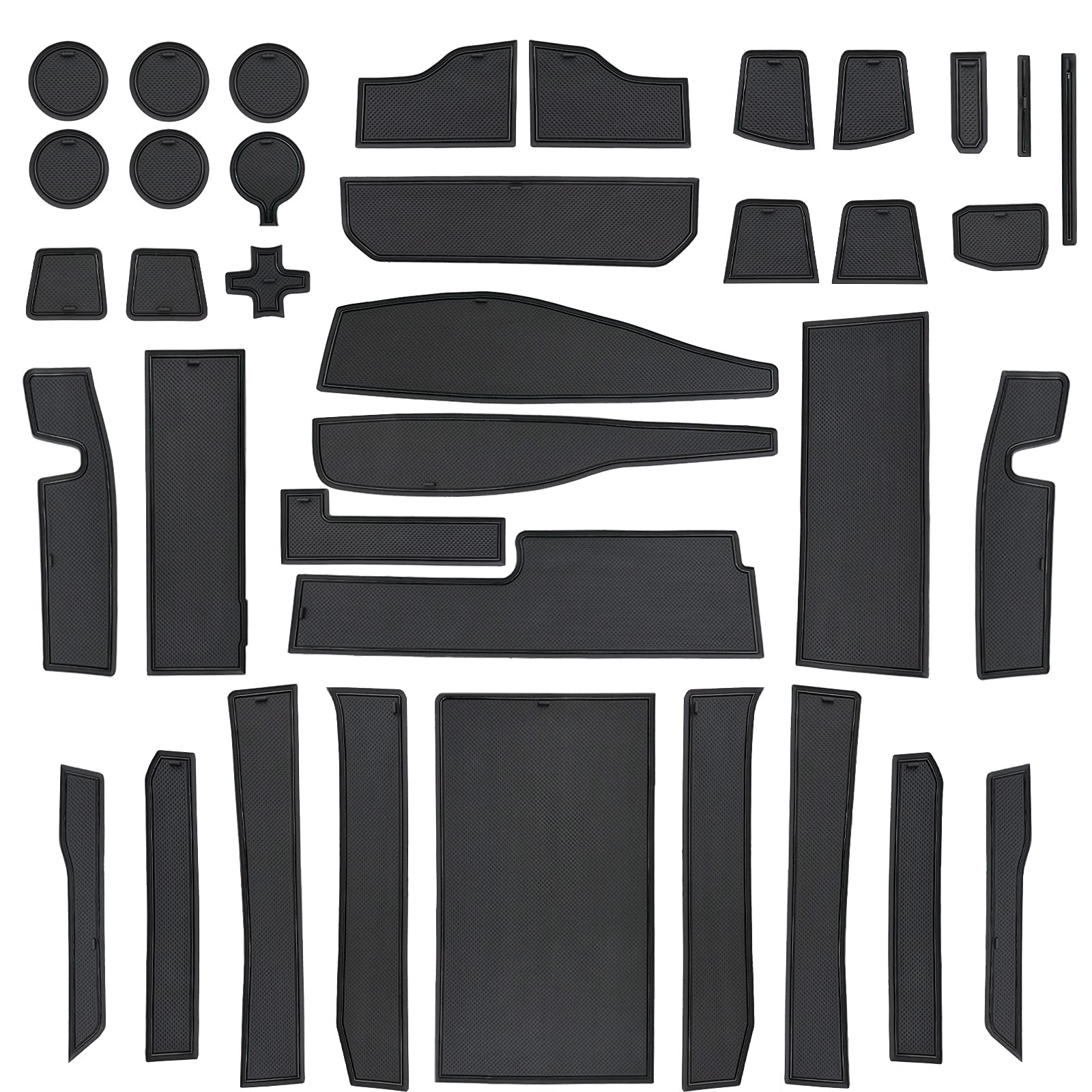 Buy SENSHINE For Ford F150 Accessories 2021 2022 Non Slip Anti Dust Cup