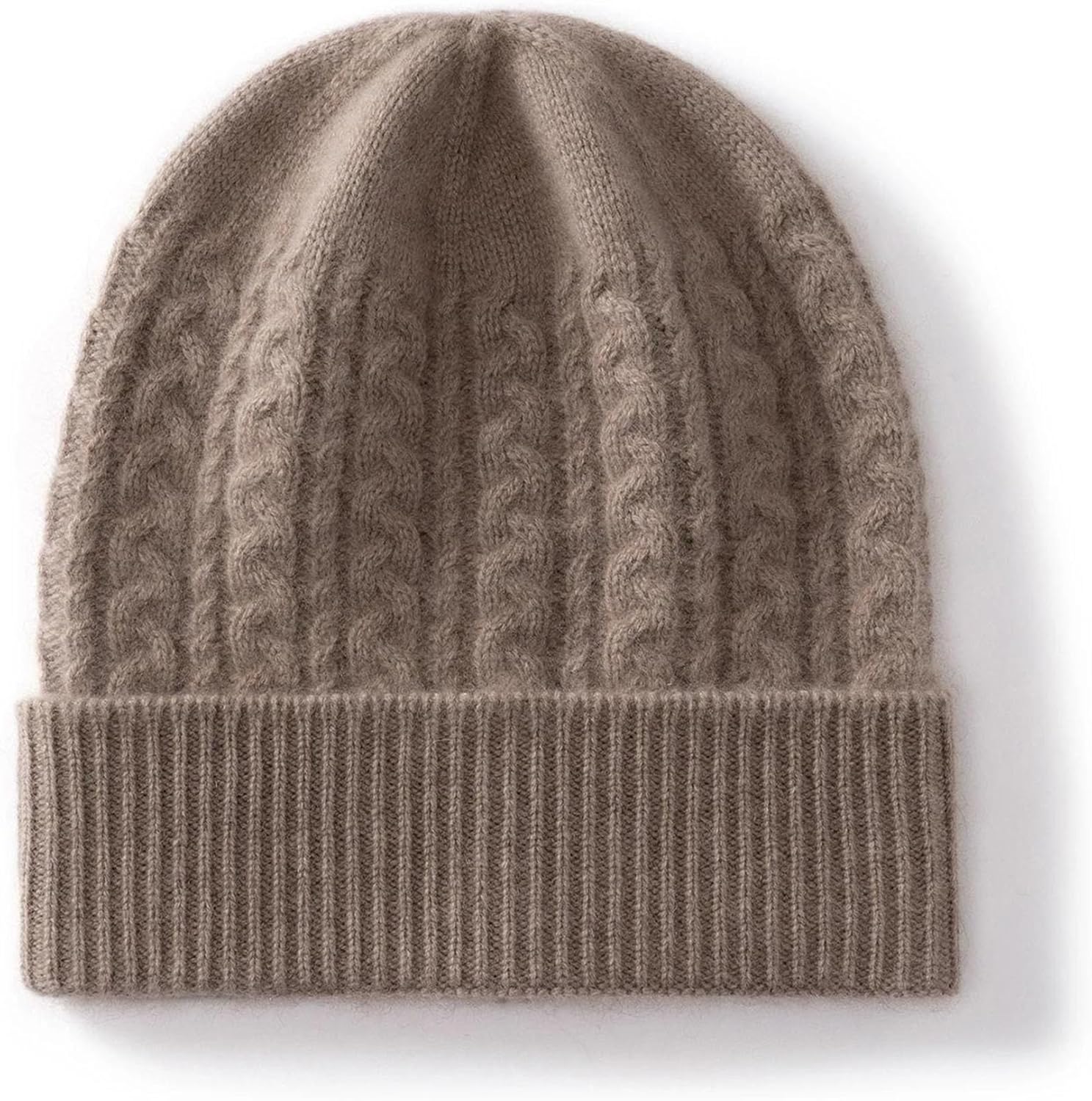Women's Slouchy Casual Winter Beanie Hat Men's Solid Color Thicken Warm Cold Weather Stretchy Skull Cap