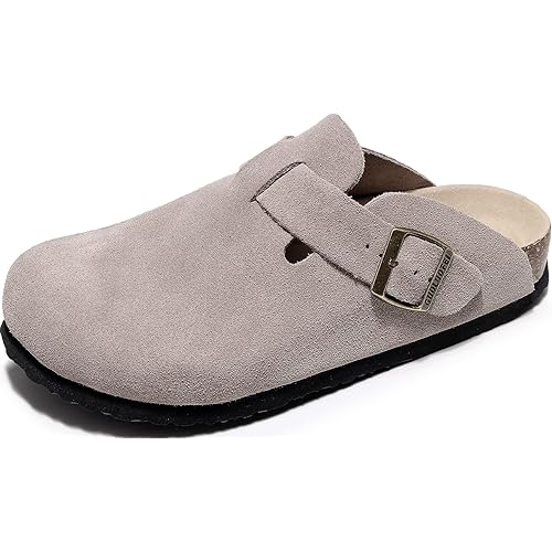 guoluofei Clogs for Women, Womens Clogs- Mules House Slipers with Arch Support and Adjustable Buckle