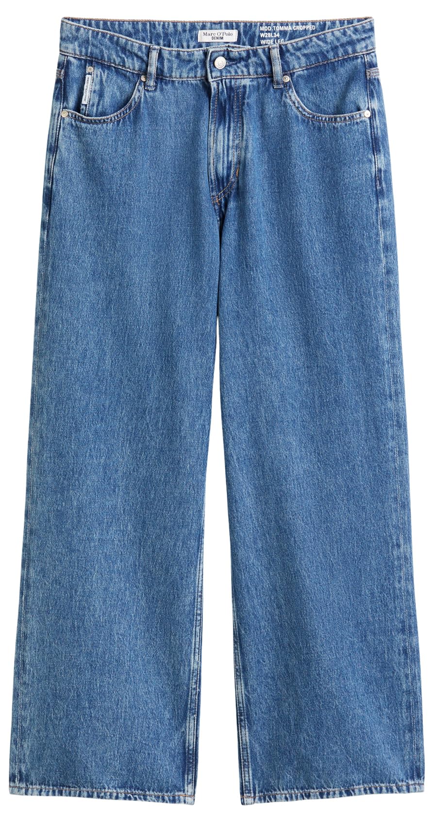 Marc OPolo Denim damskie spodnie jeansowe z bawełny organicznej Wide Fit, 4931, 34W / 32L