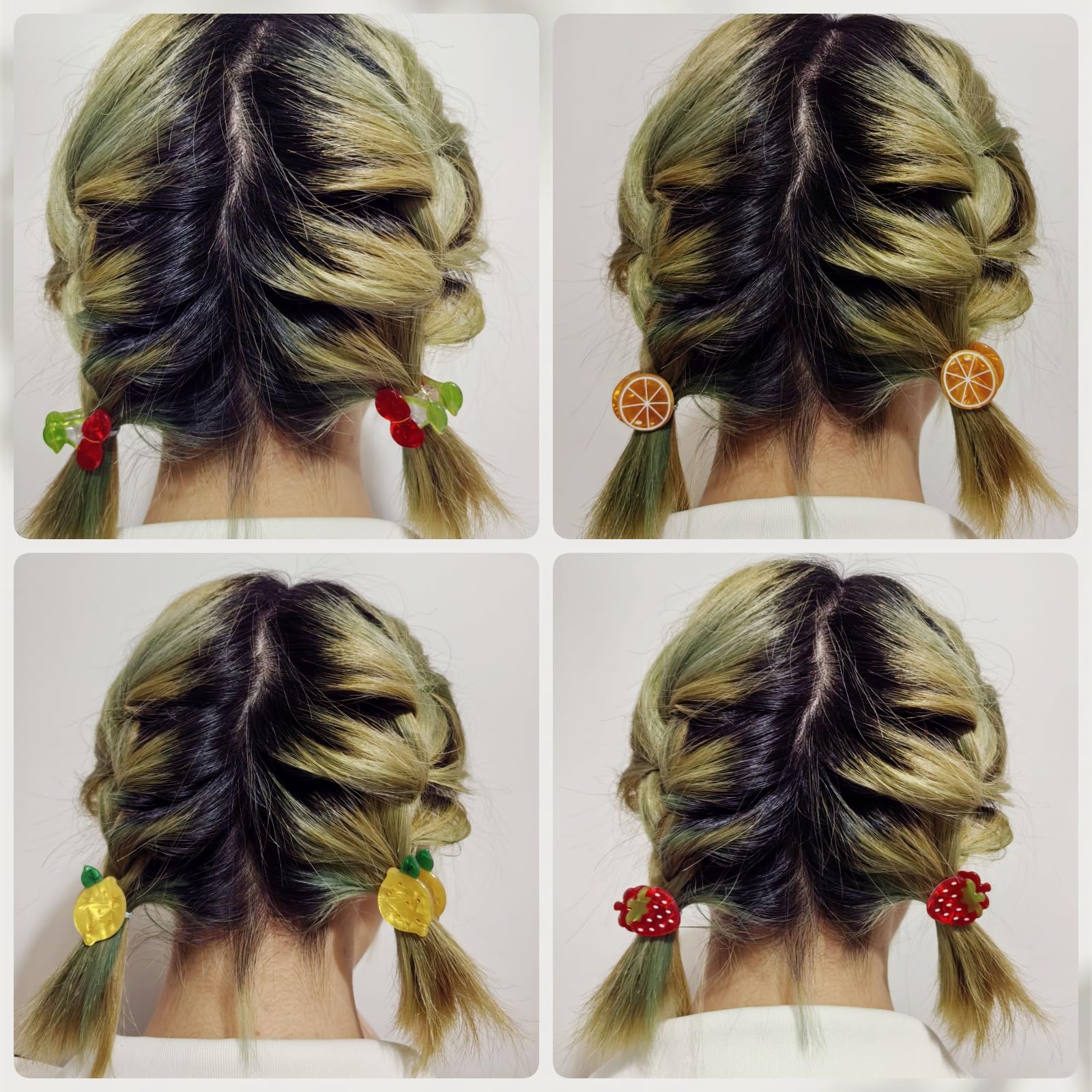 Amazon.com: 8PK Mini Fruit Hair Claw Clips for Girls Cute  display picture 1
