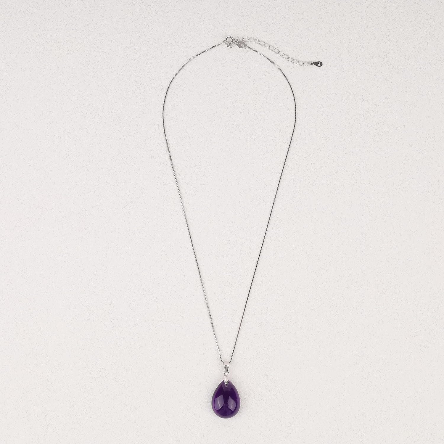 COAI 925 Sterling Silver Teardrop Crystal Necklace for Women, Teardrop Pendant for Women - Image 5