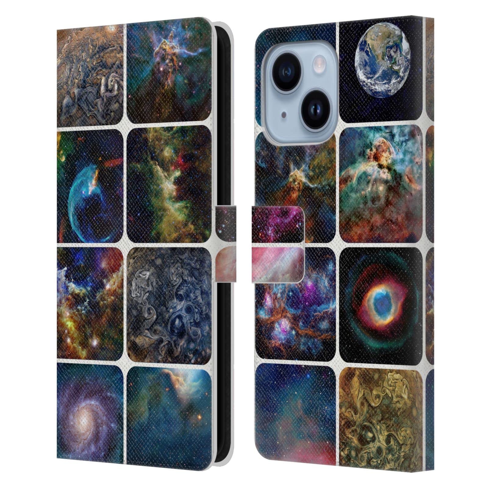 Rangement espace étui portefeuille en cuir iPhone 14 Plus écran - 7