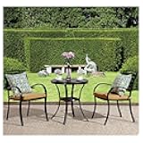 Bcofo Outdoor Furniture,Patio Dining Set Outdoor Furniture,with Stackable Aluminum Chairs and Table Easy to Install,for Yard,Garden,Porch and Poolside,Without Cushion (Size : A)